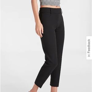 Express Mid Rise Soft & Sleek Ankle Pant 10 R